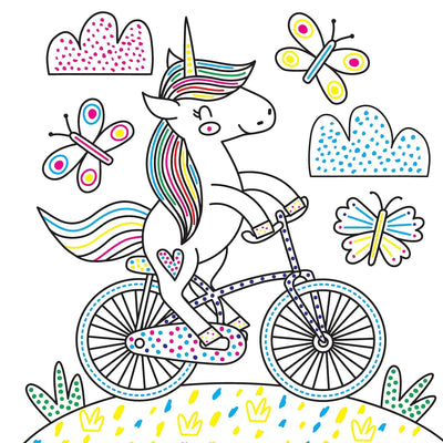 Easy and Fun Paint Magic with Water: Unicorns and Friends