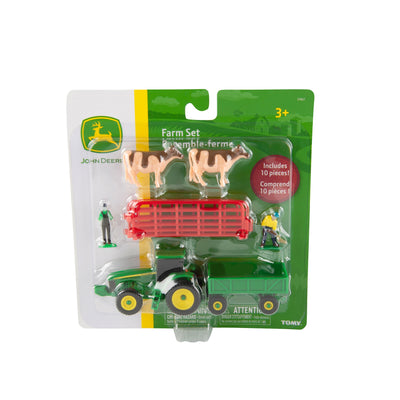 John Deere 10 Piece Farm Set, Assorted