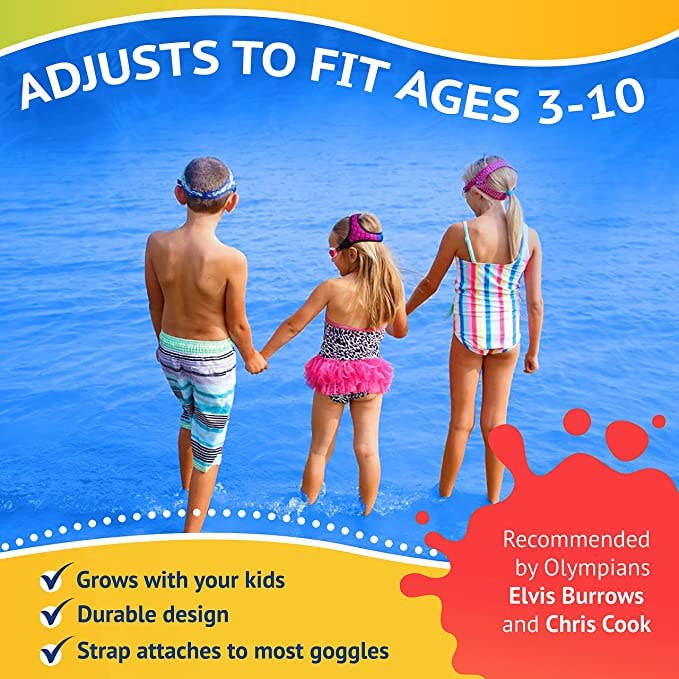 Blue Wavez Swim Goggles for Kids