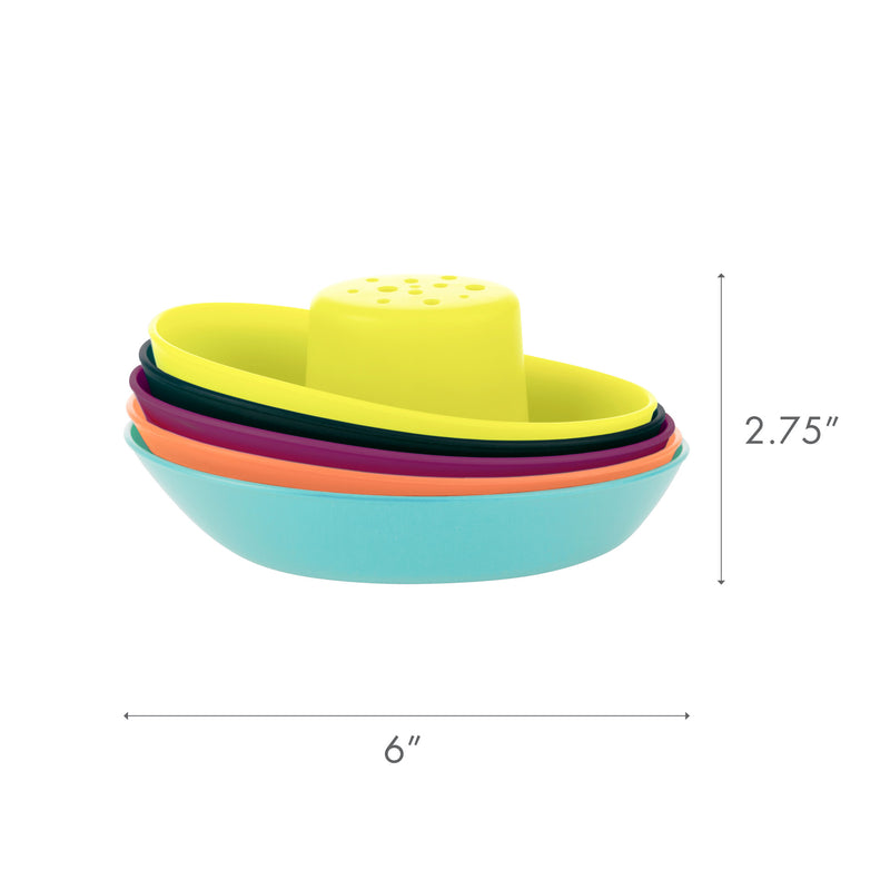 Fleet Stacking Bath Boats, 5 Piece