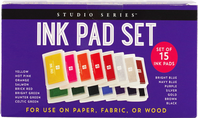 Studio Series Ink Pad Set (15 colors)