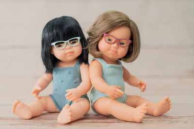 Turquoise Glasses for 15'' Dolls