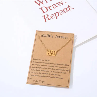 Taylor Swift Swiftie Pendant Necklace by Eras Necklace: 1989