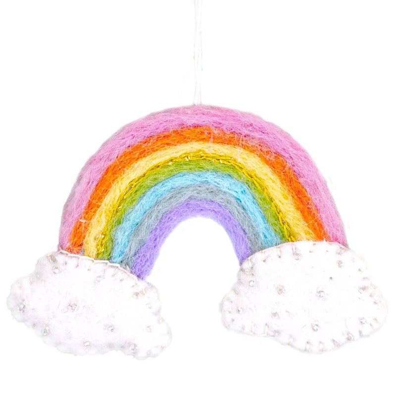 Pastel Rainbow Ornament