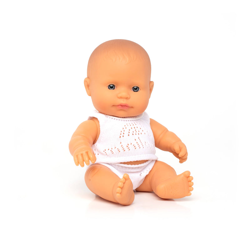 Newborn Baby Doll Caucasian Girl 8 1/4" inch (Box)