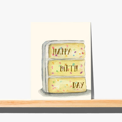 Greeting Card - Funfetti Cake - Happy Birthday