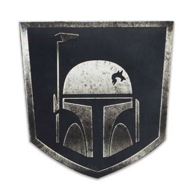 Star Wars Boba Fett Rustic Die Cut Vinyl Magnet