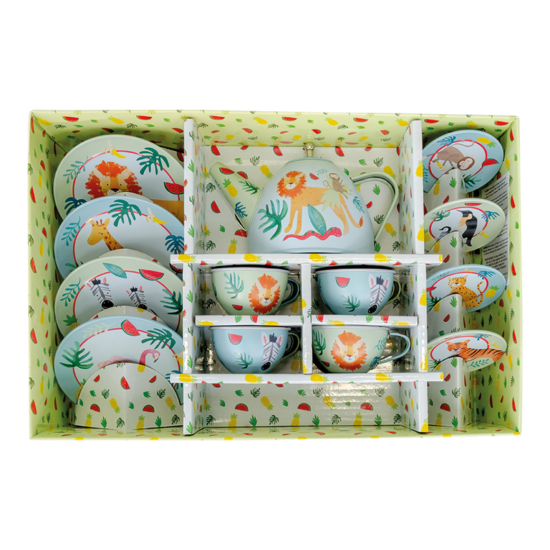 Jungle 14pc Tea Set