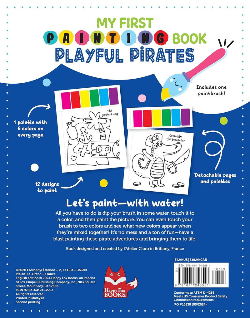 My First Painting Book: Playful Pirates - Just Add Water!