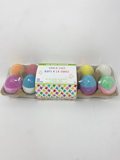 3 Colored Egg Chalk - 12 pack