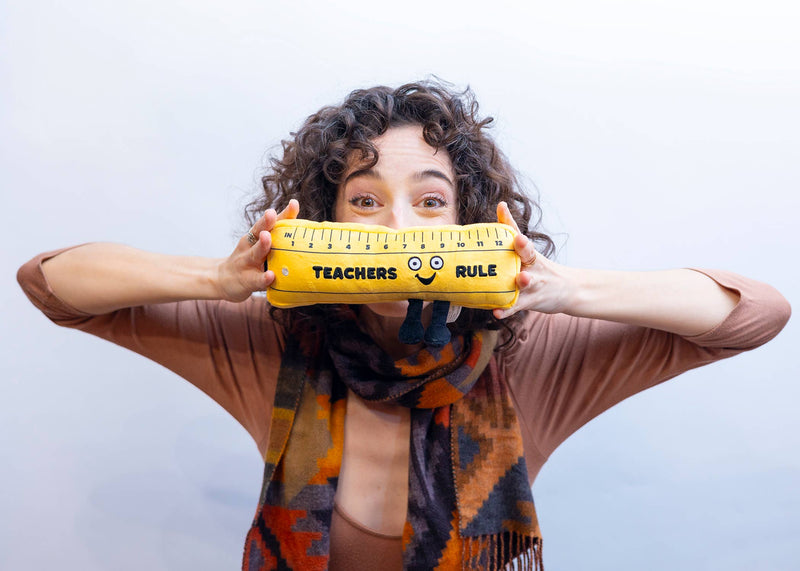 "Teachers Rule" Ruler Plush