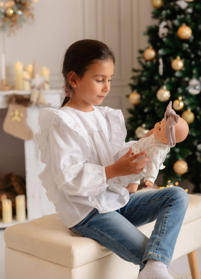 Alex & Sonia doll - Floral outfit and headband - Paola Reina