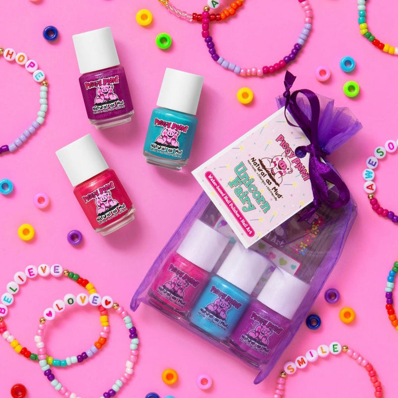Unicorn Fairy Gift Set - Kids Non-toxic Nail Polish