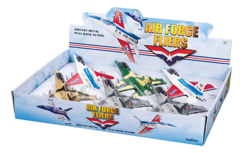 Air Force Fliers, Pull Back Action - Toy Planes