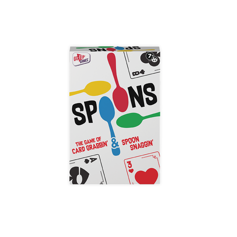 Spoons Card Games for Kids and Adults 3-5 Players