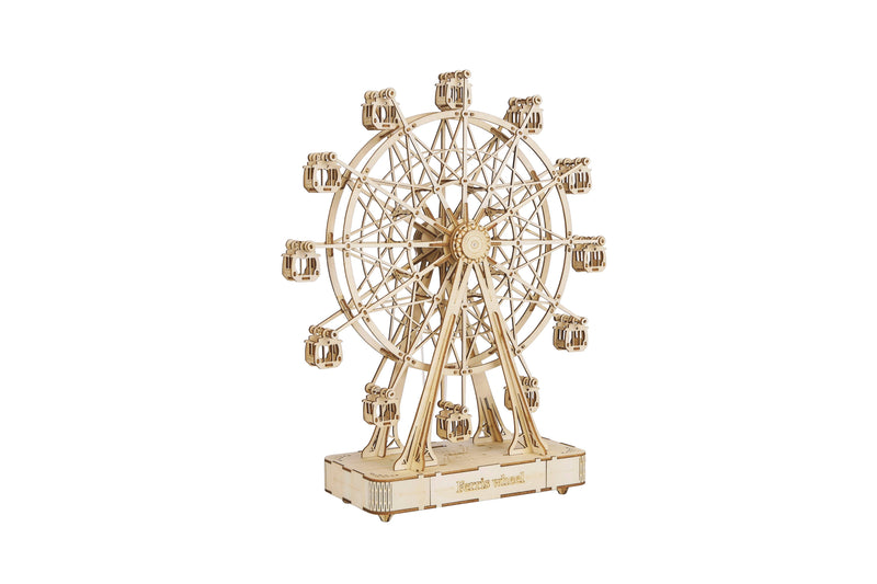 DIY 3D Wooden Puzzle Music Box: Ferris Wheel