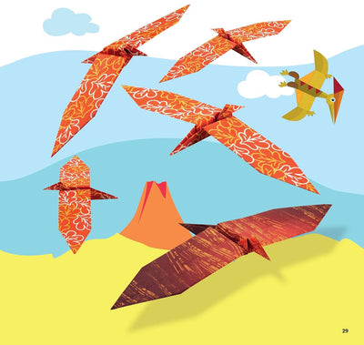 Beginner's Guide to Origami: Dinosaurs & Prehistoric Animals