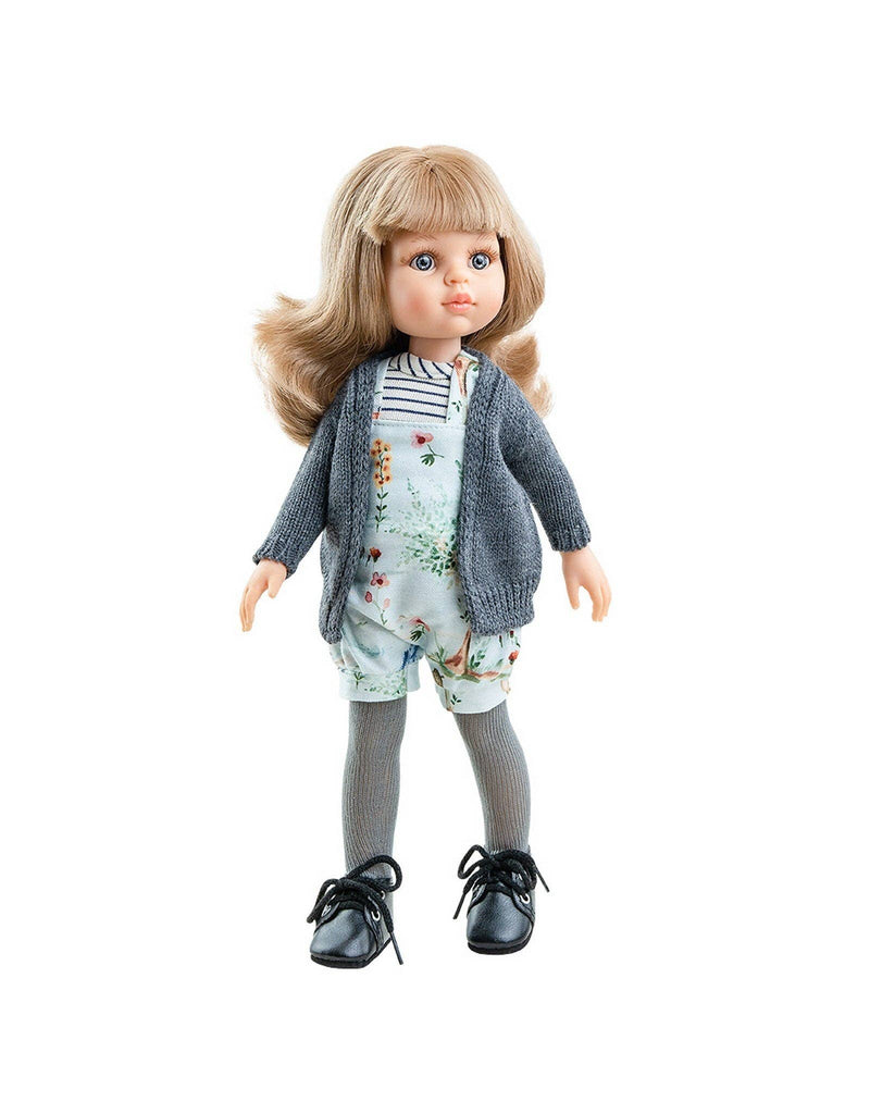 Las Amigas Doll Clothing - Blue jumper and gray jacket - Paola Reina