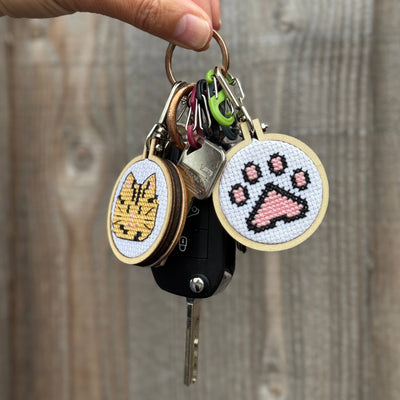 Gingerbread House Mini Matchbox Christmas Cross Stitch Kit