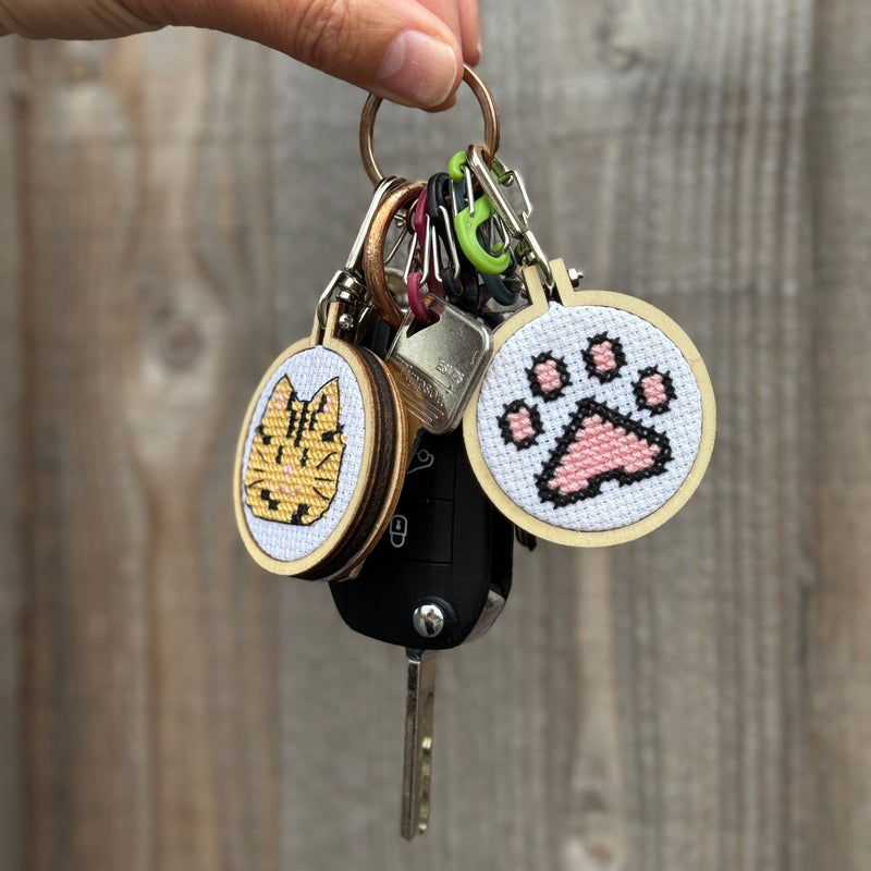 Candy Cane Mini Matchbox Christmas Cross Stitch Kit