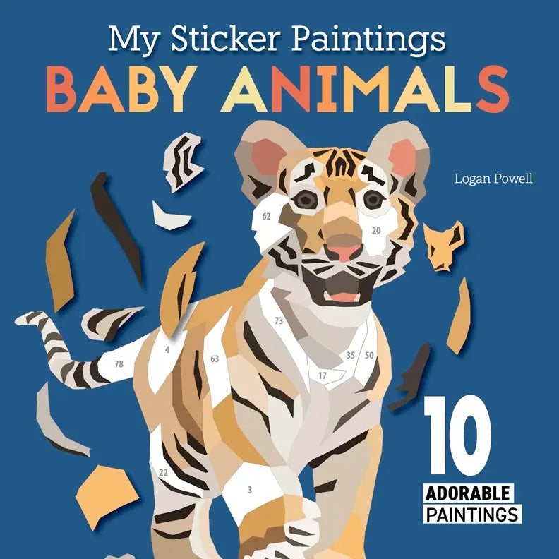 Activity Book - My Sticker Paintings: Baby Animals