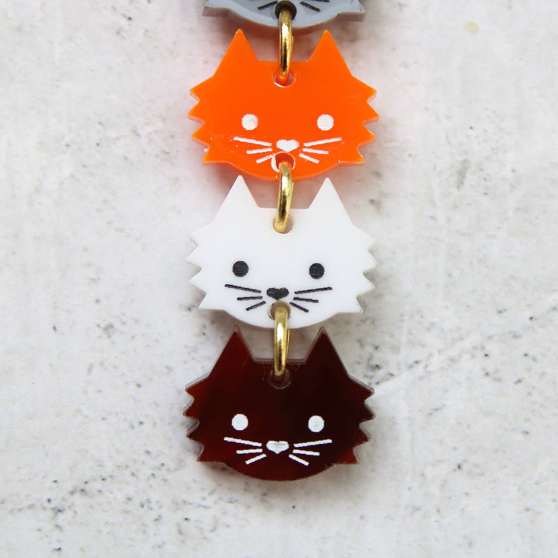 Cat Lady Acrylic Earrings