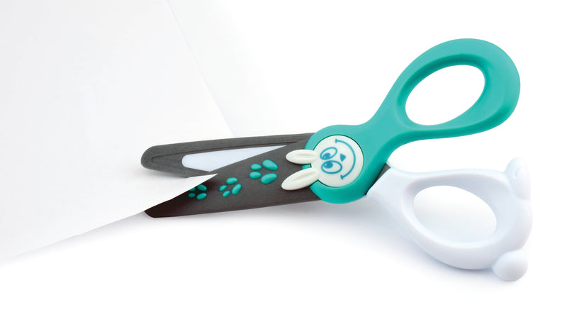 KidiCut Premium Plastic Safety Scissors 4.75"