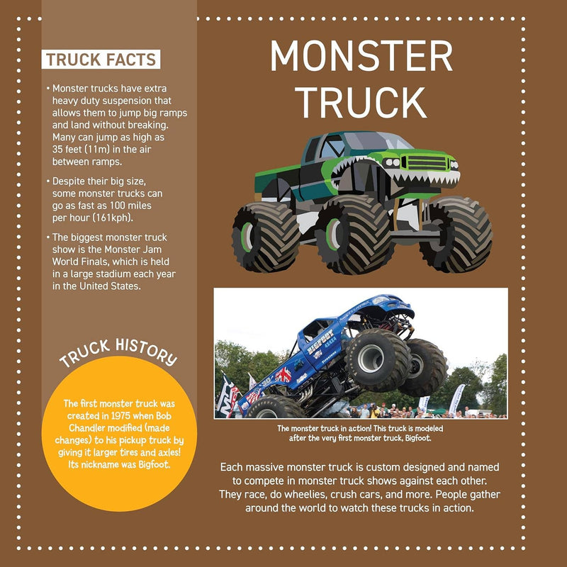 My Sticker Paintings: Trucks - 10 Massive Machines