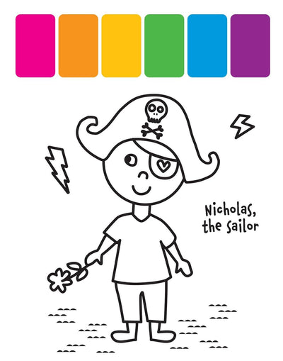 My First Painting Book: Playful Pirates - Just Add Water!