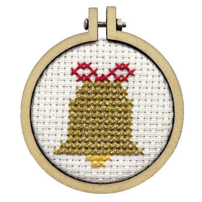 Bell Mini Matchbox Christmas Cross Stitch Kit