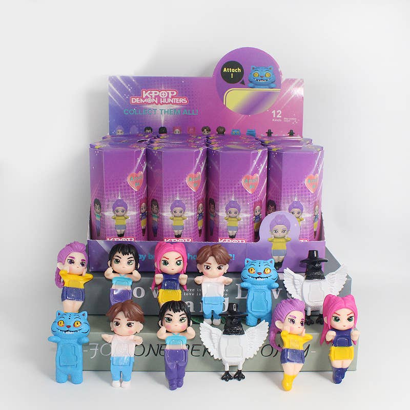 Kpop Demon Hunters Computer Monitor Decor blind box