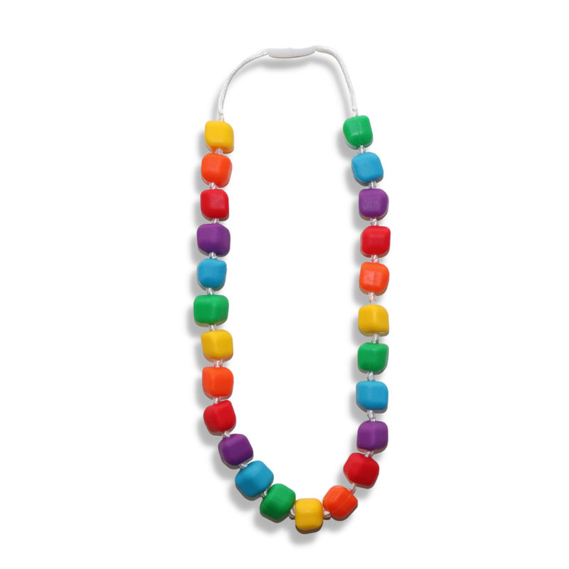 Princess and the Pea Necklace: Rainbow Pastel