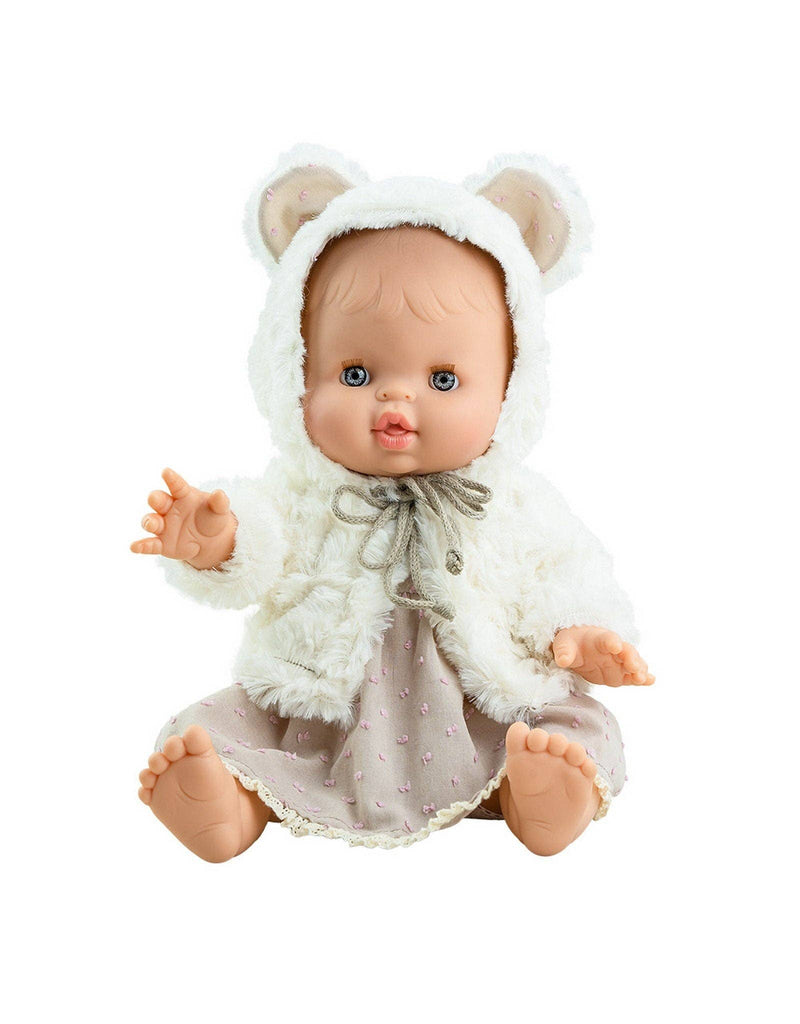 Gordis Doll Clothing - Dress & Fur Bear Hooded Jacket