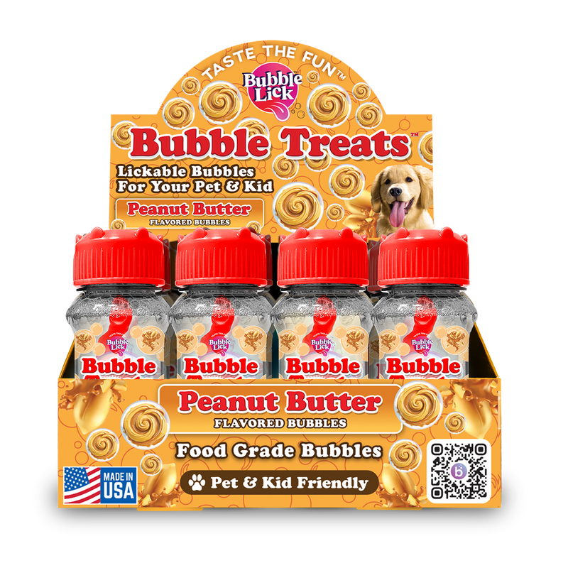 BubbleLick Pets Peanut Butter Swirl