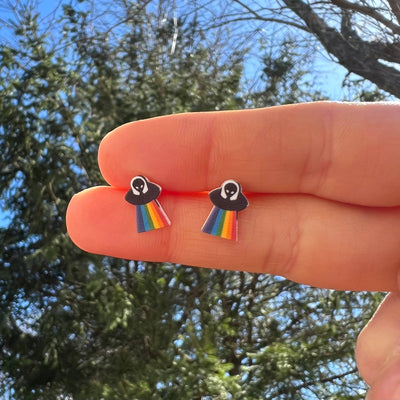 Alien Earrings