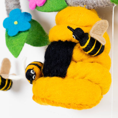 Mobile - Bee Hive and Honey Bee