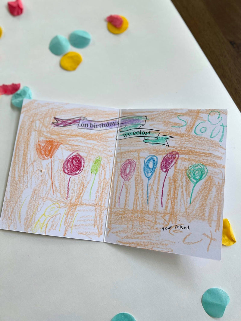 Funny Kids Birthday Card - "Psyched to be Here" Message