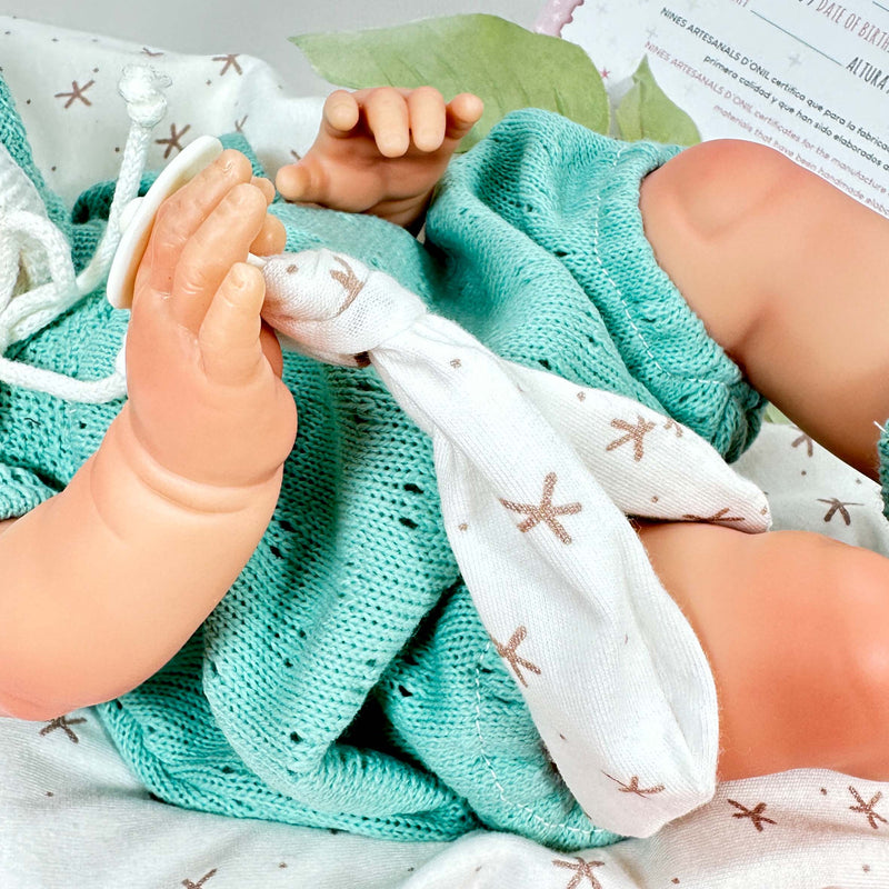 BABY REBORN DOLL IN CASE, BOY