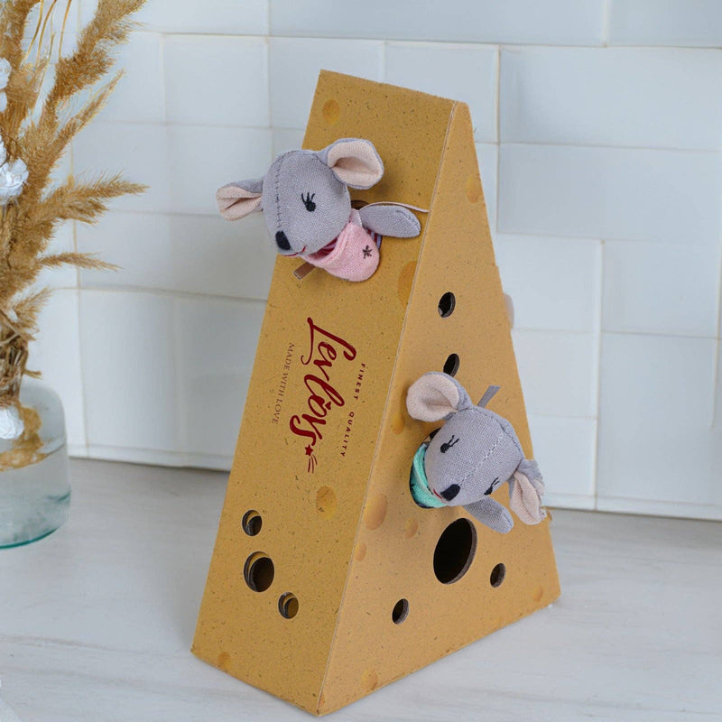 Baby Mice in Cheese Box