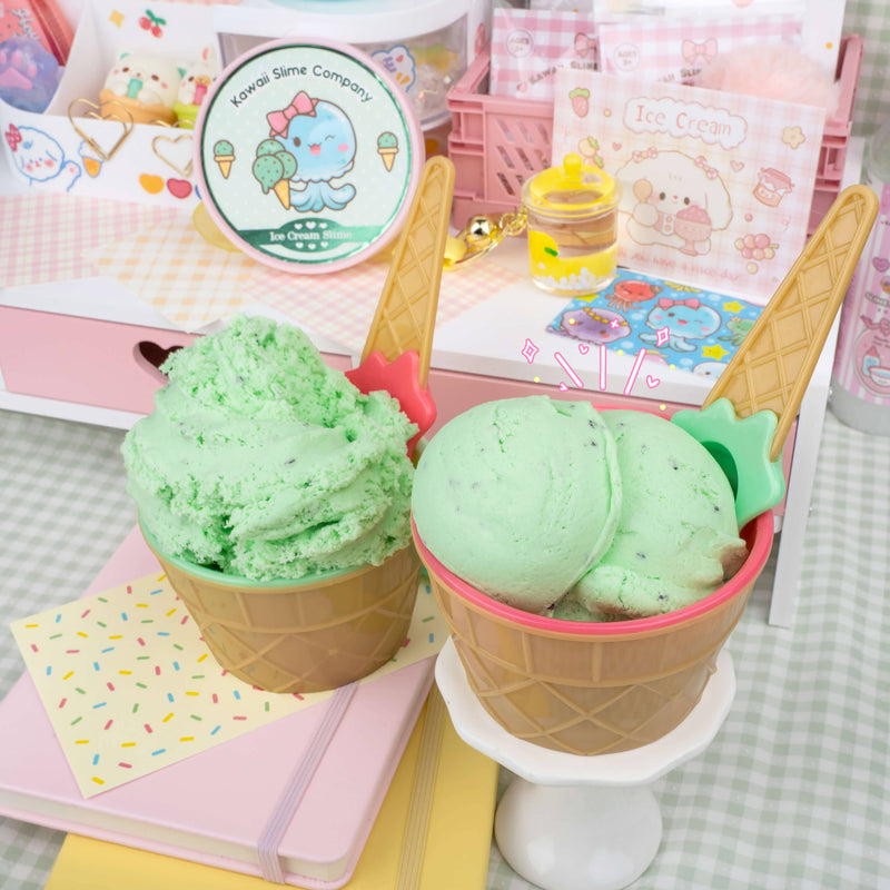 Mint Chip Scented Ice Cream Pint Slime (5pcs/case)