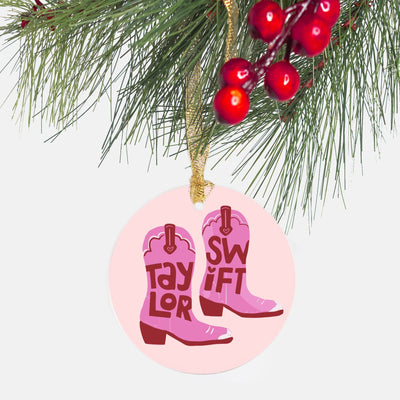 Taylor Swift Boot Ornament