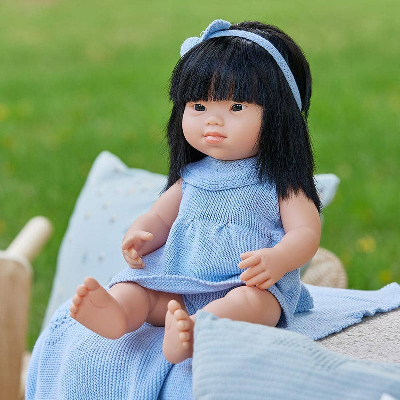 Knitted Doll Outfit 15” inch – Dress & Headband