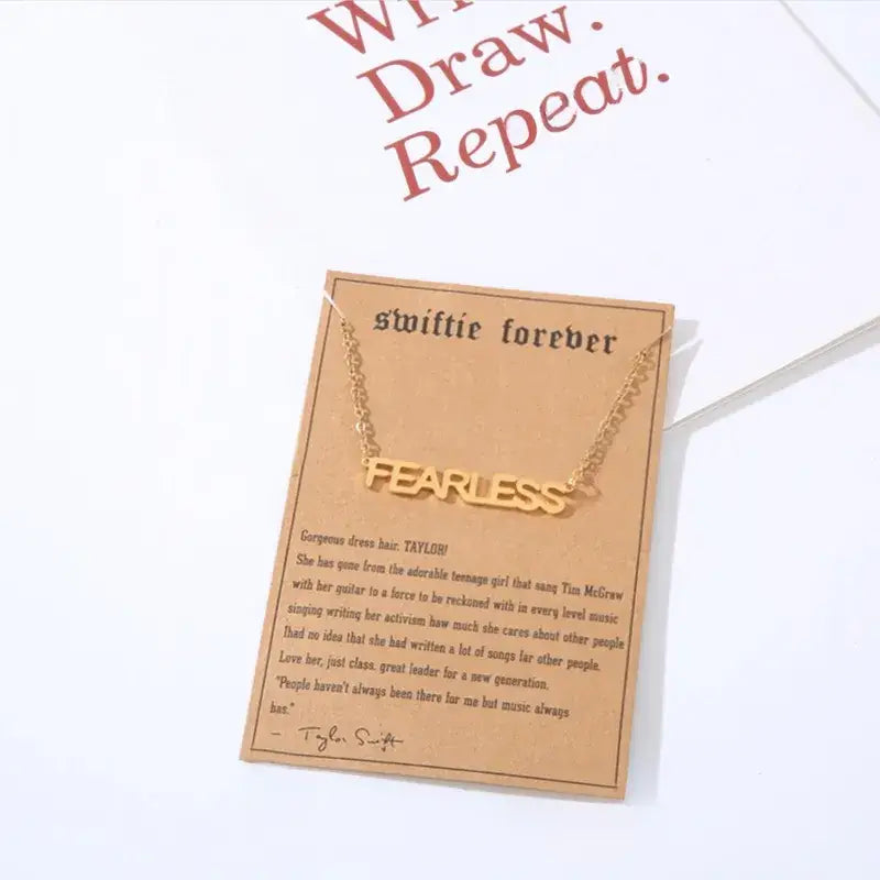 Swiftie - Taylor Swift Swiftie Pendant Necklace by Eras Necklace Swiftie - Taylor Swift Swiftie Pendant Necklace by Eras Necklace