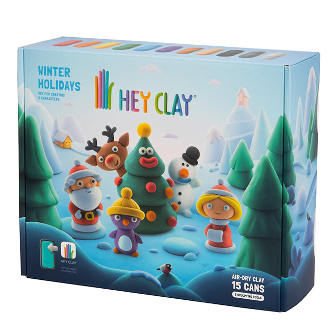 Hey Clay Winter Holidays Set – Flying Pig Toys