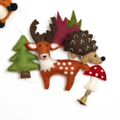 Felt Decor Forest Garland