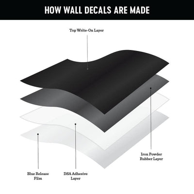 Black Mini Arch Magnetic Wall Decal