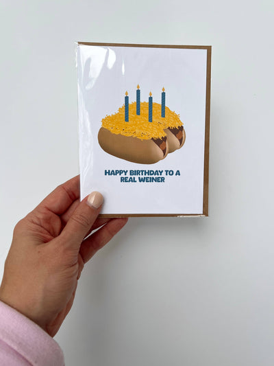Happy Birthday to A Real Weiner -- Cincinnati Chili Card
