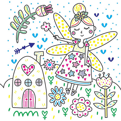 Easy and Fun Paint Magic with Water: Fairies and Friends
