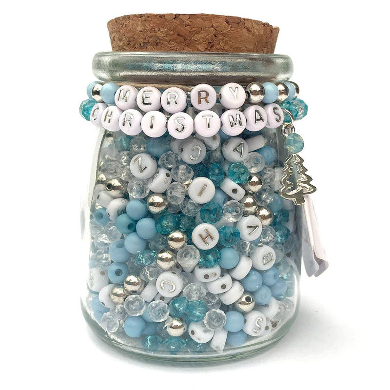 Frosty Christmas Jar DIY Bead Kit