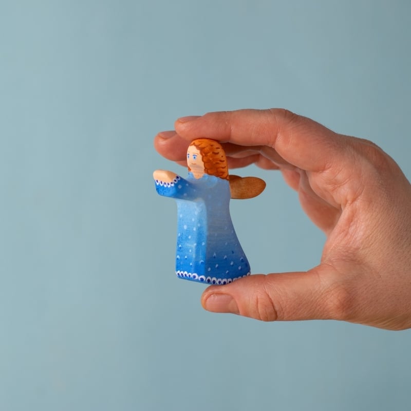 Festive Angel Celebration Ring Ornament